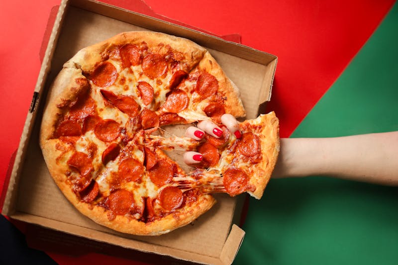 Pepperoni marco pizza loaded with toppings